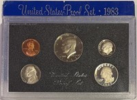 US 1983 PROOF Set - 5 Coins