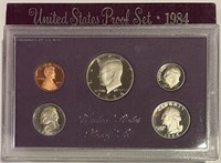 US 1984 PROOF Set - 5 Coins