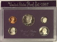 US 1987 PROOF Set - 5 Coins