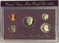 US 1988 PROOF Set - 5 Coins