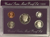 US 1989 PROOF Set - 5 Coins
