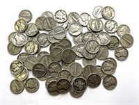 SILVER MERCURY DIMES