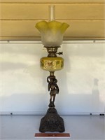 Ornate Antique Kerosene Lamp H800