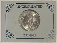 US 1982 90% Silver Commemorative Half Dollar