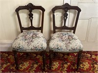 2 x Antique Dining Chairs