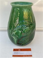 Large MELROSE Australian Pottery Fish Vase H210