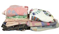 LARGE COLLECTION OF QUILTS