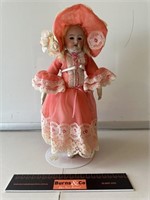 Vintage Doll on Stand H280