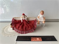 2 x Vintage Dolls Inc. Celluloid