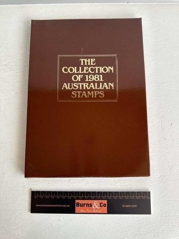Stamp Album THE COLLECTION OF 1981 AUSTRALIAN