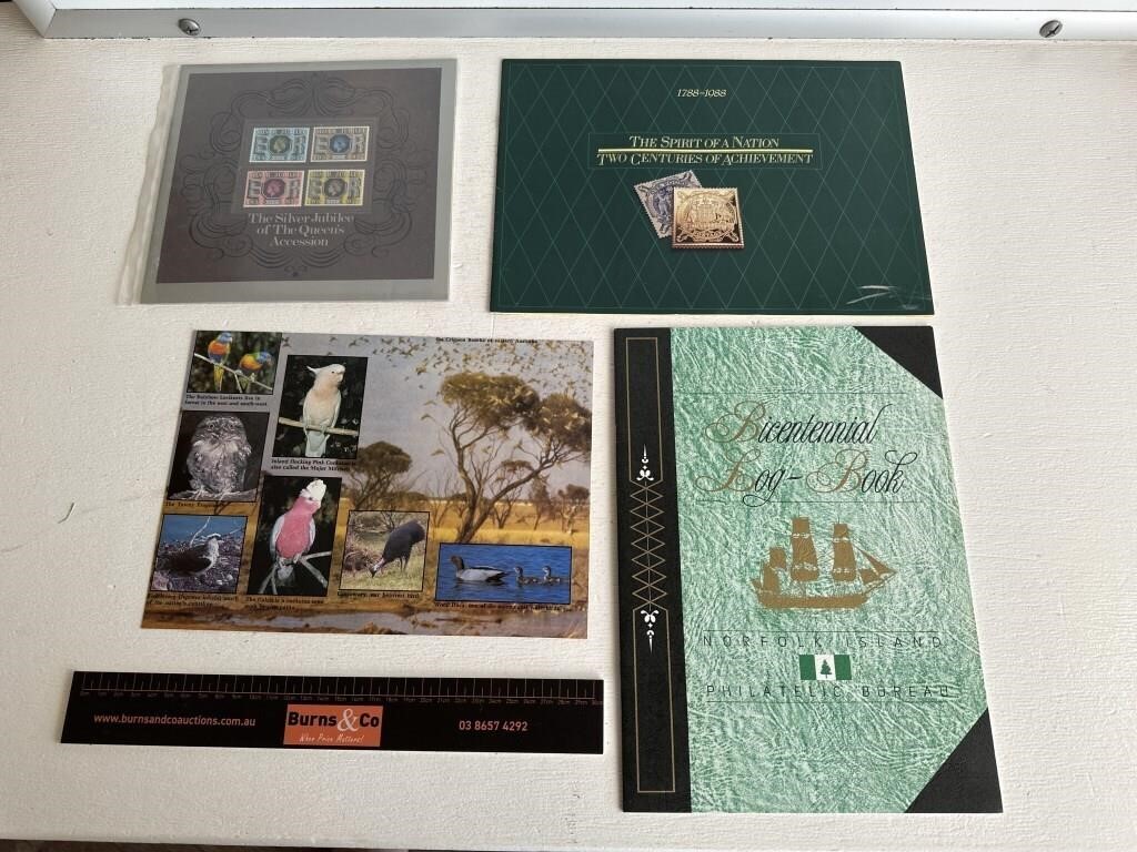 Selection inc Silver Jubilee Book Norfolk Island
