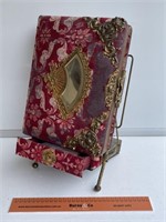 Antique Photo Album & Stand. H380