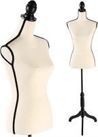 $66  Female Dress Form Mannequin  Beige