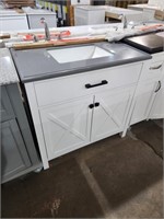 Home Decorator Vanity 36x22 w/grey granite top