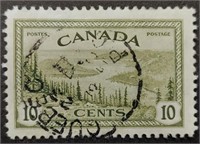 Canada 1946 "Bear Lake" 10 Cents Stamp #269