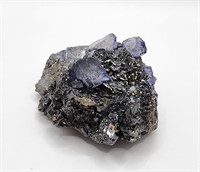 Fluorite with Sphalerite from Elmwood Mine