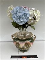 Early English Jardinere H240 / Glass Vase &
