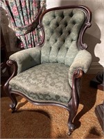 Antique His Dining Room Sitting Chair