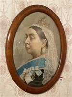 Antique Framed Photo Queen Victoria 480x630