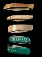 5 Vintage Pocket Knives