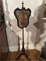 Tapestry and Timber Antique Stand H1480