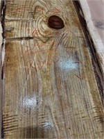 Beautiful spalted redwood slab