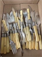 Large Selection Bone Handled Cutlery