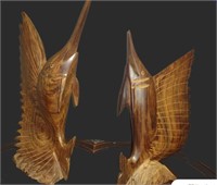 Wooden/Teak Sword Fish's (2)