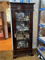 Superb Antique Mirror Backed China Cabinet