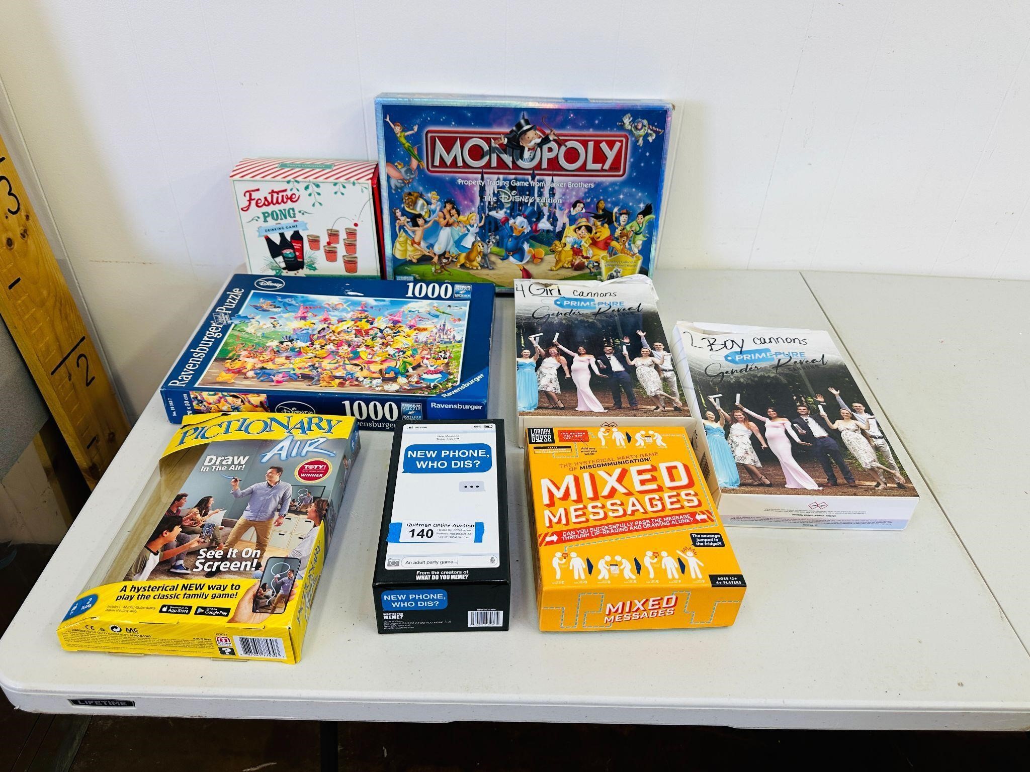 Puzzles, Games & Party Items