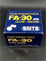 Saito model FA-30 5cc 4 stroke model airplane engi