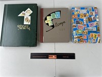 3 x Stamp Albums w/- Contents