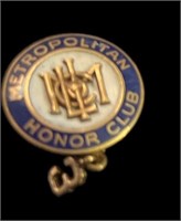 Vintage 14kt Metropolitan Insurance Honor Club Pin