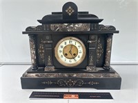 Superb Marble Mantle Piece Clock 420x360