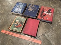 Selection Vintage Hard Cover Books
