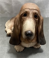 Vintage 1985 Sandicast Dog Sculpture By Sandra