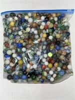 Gallon ziplock of marbles