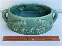 Stamped MELROSE Australian Pottery Possum Vase