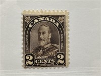 #166 CANADA 2 CENTS OG LH UNUSED