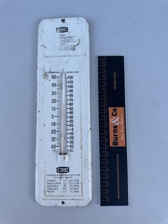 Original Tin CRC Thermometer H270