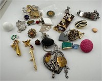 Misc. fashion jewelry and pins