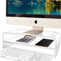 $39  Acrylic Monitor Stand 20'x8'x5.5'  2 Tier