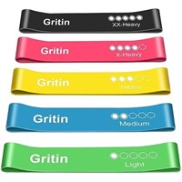5 Pieces Gritin Resistance Bands Skin-Friendly