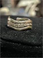 Vintage Sterling Cuff Ring