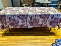 Vintage Purple Roman Themed Tablecloth