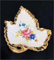 Antique Limoges Trinket Dish Hand-painted " R