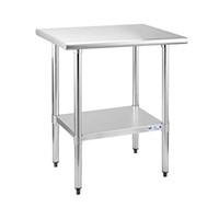 Hally Stainless Steel Table for Prep & Work 24 x