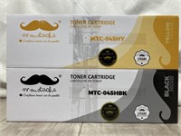 Moustache Toner Cartridges MTC-045HY & MTC-045HBK