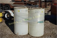 2 - 60GAL PLASTIC DRUMS