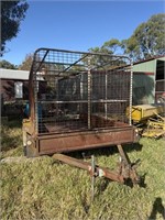 Tandem Trailer w/- Stock Crate (not registered)